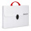 Trousse de classement portable, grande capacité pour documents A4, avec poignée, Rouge 1