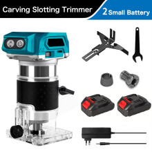 Défonceuse à bois sans fil, moteur sans balais, compatible batterie Makita 18V, 5 vitesses