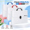 Trousse de classement professionnelle portable, grande capacité pour documents A4, bleu 7