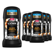 (Buy 6) Lynx Deodorant Stick Black Vanilla with 72Hrs Freshness 50ml