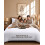 Utopia Bedding 4 Piece Double Bedding Set - Duvet Cover, Fitted Sheet with Pillow cases - Soft Brushed Microfiber (White) 3