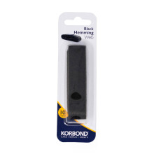 KORBOND Iron-On Hemming Tape, Fusible Web, Black, 10m x 20mm, Clothing Hems