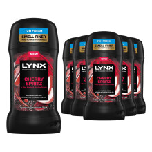 Lynx Deodorant Stick Cherry Spritz with 72Hrs Freshness 6x50ml