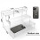 Clear Acrylic Display Riser, 3 Tier Display Stand 12 Inch Perfume Organiser 2