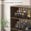 Clear Acrylic Display Riser, 3 Tier Display Stand 12 Inch Perfume Organiser 4