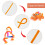 G2PLUS 6mm Orange Pipe Cleaners for Craft, 30cm Long, 100PCS 5