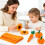 G2PLUS 6mm Orange Pipe Cleaners for Craft, 30cm Long, 100PCS 6