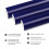 TECKWRAP Permanent Adhesive Vinyl 12" x 10ft, Matte Dark Blue 2