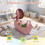 Kids Ride-On Push Car with Music & Storage - Pink 1
