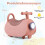 Kids Ride-On Push Car with Music & Storage - Pink 6