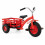 Kids Tricycle with 15" Rubber Tires, Adjustable Seat 1