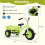 Kids Tricycle with 15" Rubber Tires, Adjustable Seat 4