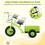 Kids Tricycle with 15" Rubber Tires, Adjustable Seat 7