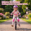 Children's Pink Balance Bike, Adjustable Saddle & Handlebars 6