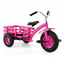 Kids Tricycle with 15" Inflatable Tires - Pink