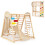 Indoor Jungle Gym for Kids, 8-in-1 Foldable, Solid Wood 3