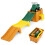 Kids Ride-On Toy with Storage & Race Tracks - Rustic Brown 8