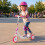 Toddler Kick Scooter with LED Wheels, Pink 3