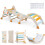 8-in-1 Foldable Toddler Climbing Set, Rocket-Themed 6