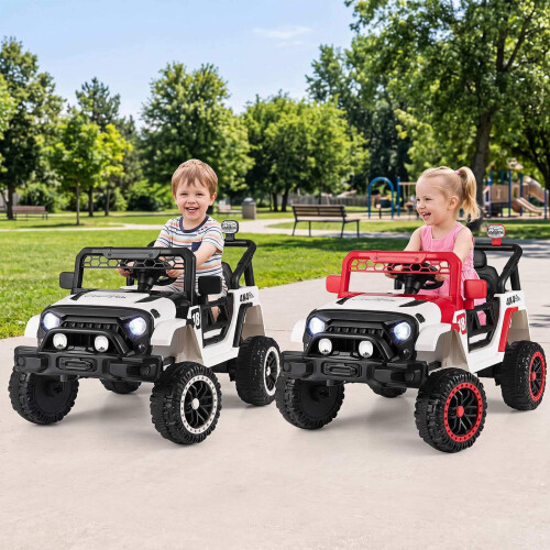 Kids' 12V Electric Car, Remote Control, Black, 60kg Capacity 1