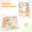 Foldable Indoor Jungle Gym for Kids with Swing & Monkey Bars 8