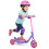 Kids 3-Wheel Scooter with LED Wheels, Purple 7