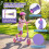 Kids 3-Wheel Scooter with LED Wheels, Purple 8