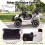 Kids' 12V Electric Car, Remote Control, Black, 60kg Capacity 7