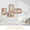 4 Pack Picture Frame, 6x4 Beechwood Color Photo Frames 5
