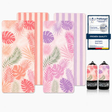 Microfibre Beach Towels for Adults - 200x90cm 2 Pack Extra Large Beach Towels in Gift Boxed,250 GSM, Sand Free, Lightweight & Quick Dry Beach Towel f