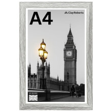 A4 Photo Frame, Grey Picture Frame, 1 Pack, 21cm x 29.7cm, A4 Frame