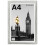 A4 Photo Frame, Grey Picture Frame, 1 Pack, 21cm x 29.7cm, A4 Frame 1
