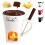 Hotpot Cup Chocolate hotpot with Fork Cheese Melting Cup 1