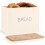EHC Bread Bin, Bread Bins for Kitchen, Bread Tin, Large Bread Bin food Storage, Cream 3