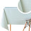 KP HOME Wipe Clean Tablecloth Turquoise Duck Egg PVC Table Cover Rect 1