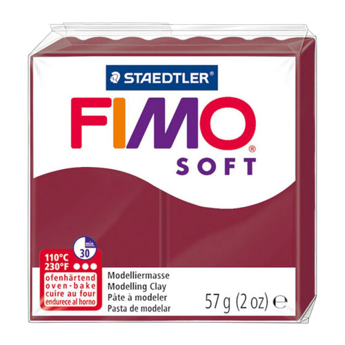 Staedtler STAEDTLER Fimo Soft Polymer Clay 2Oz-Merlot