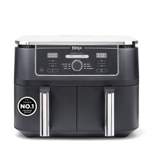 Ninja Foodi MAX Dual Zone 9.5L Air Fryer, 2 Drawers, Black AF400UK