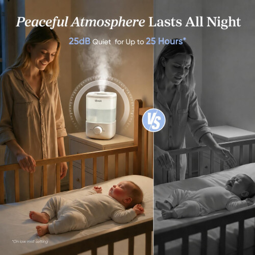 Levoit Levoit Humidifier for Bedroom 25dB Ultra Quiet Top Fill 2