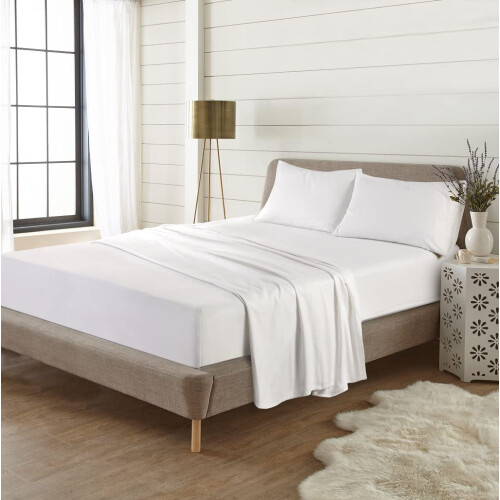 Flannelette Brushed Cotton Flat Sheets Super Soft Warm Cosy Wrinkle Sh 1