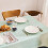 KP HOME Wipe Clean Tablecloth Turquoise Duck Egg PVC Table Cover Rect 4