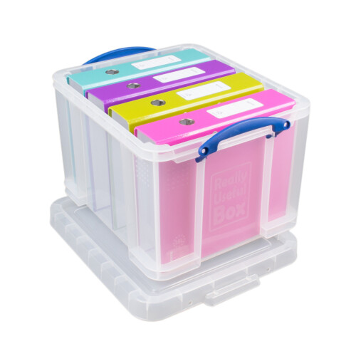 Really Useful Box 35L Plastic Storage Clear 2