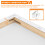 Koncci 9 Pack Stretched Canvas for Painting - (A3, A4, A5) Blank Canvas Set 5