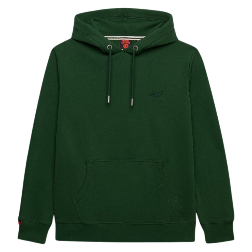 Superdry (Xl, Rich Boston Green) Mens Essential Logo Hoodie
