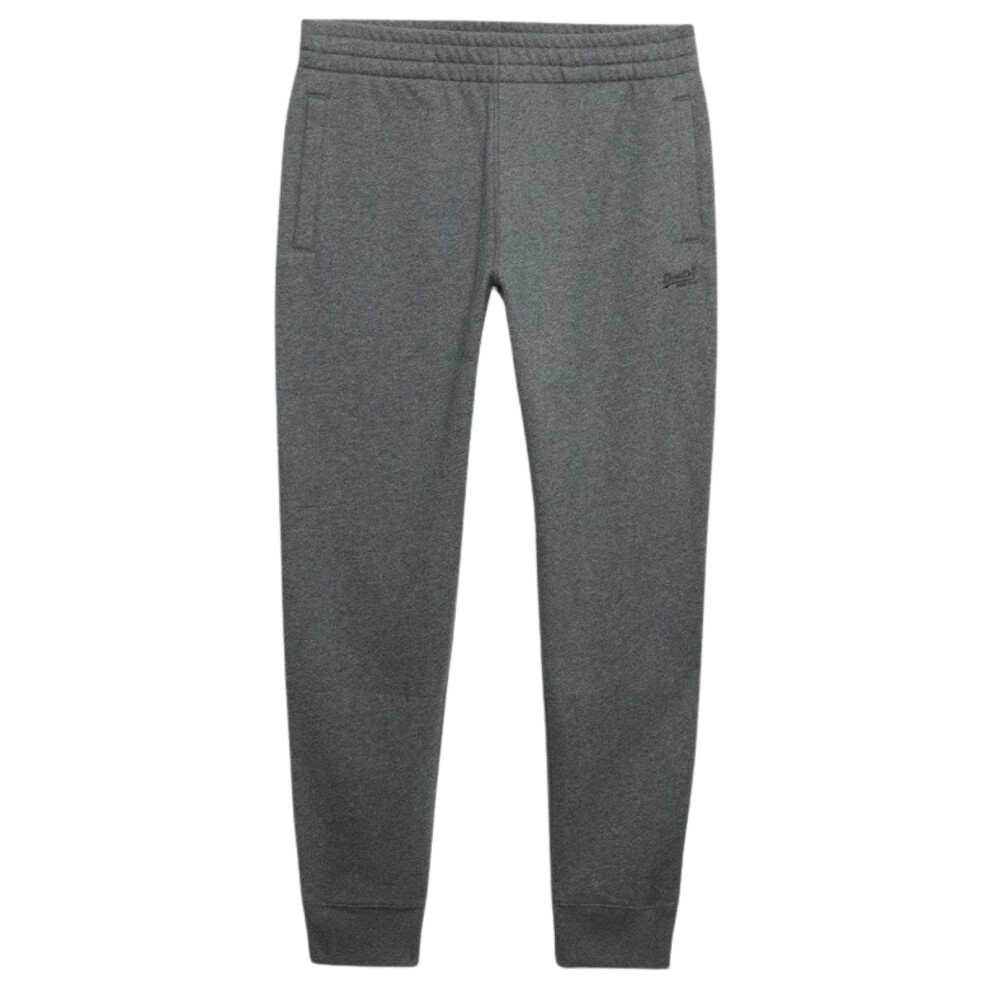 Superdry (Xl, Antique Grey Marl) Mens Essential Logo Slim Fit Joggers