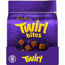 Cadbury Twirl Bites Bags 85g (Pack of 10 Bags)