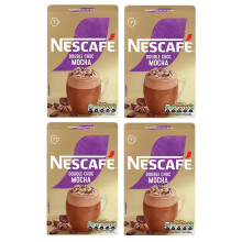 NESCAFÉ MOCHA Double Choco Instant Coffee Sachets x7 (Pack of 4, Total 28 Sachets)