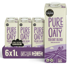 Glebe Farm PureOaty Tea-riffic Oat Drink | Dairy-Free & Gluten-Free | Oat Milk Crafted for Tea | Non-Splitting Formula | Vegan Oat Milk, Tea-Specific