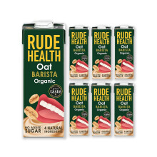 Rude Health Organic Oat Barista Drink 1 Litre. (Pack of 6)