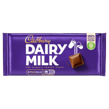 Cadbury Dairy Milk Chocolate Bar, 110g