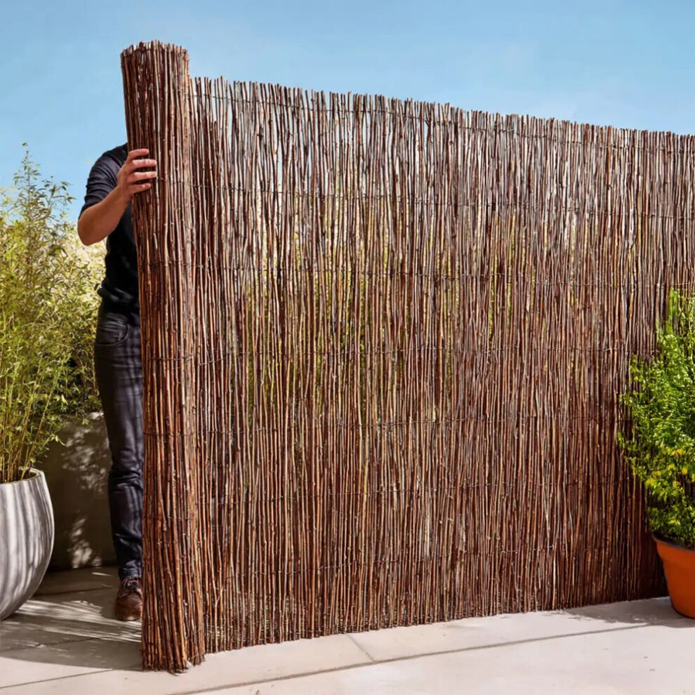 (3M L X 2M H) Premium Willow Fencing Screening Rolls